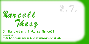 marcell thesz business card